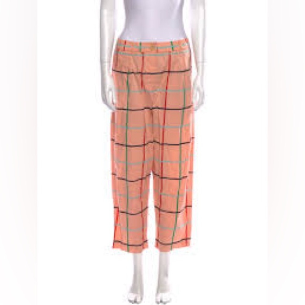 Clare V check pants